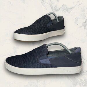 Olukai Lae'Ahi Blue Mesh Slip On Casual Comfort Summer Loafers Men’s Size 11